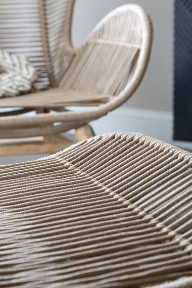 Sisal Latte Rope Lounge Chair And Footstool Lifestyle 03