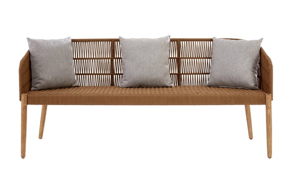 Opus 3 Seater Woven Rope Sofa Garden Furniture