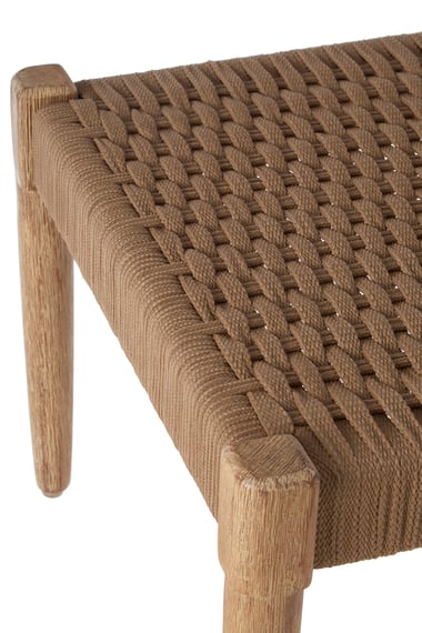Opus Woven Rope Footstool Detail 01