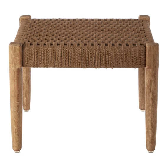 Opus Woven Rope Footstool Garden Furniture