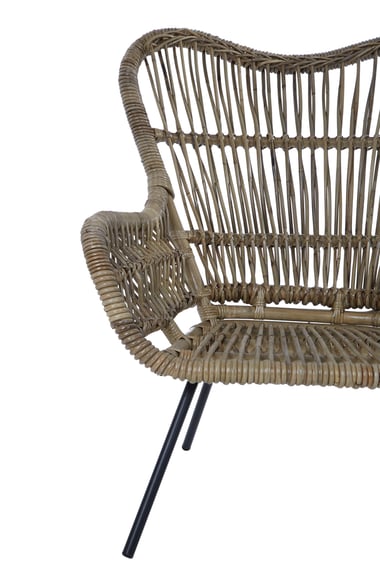 Manado Kubu Natural Rattan Chair Detail 01