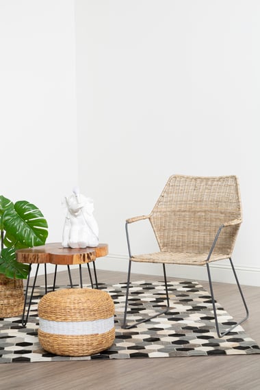 Manado Angled Design Natural Rattan Chair Lifestyle 01