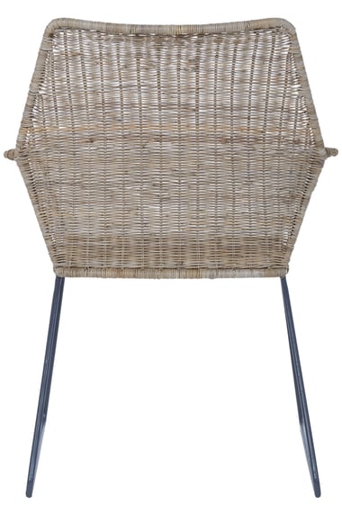 Manado Angled Design Natural Rattan Chair Style 01