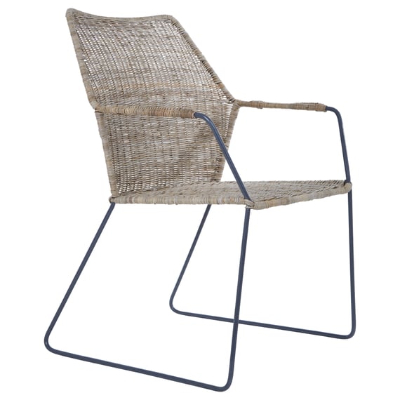 Manado Angled Design Natural Rattan Chair Style 03