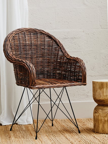 Manado Natural Croco Rattan Chair Lifestyle 04
