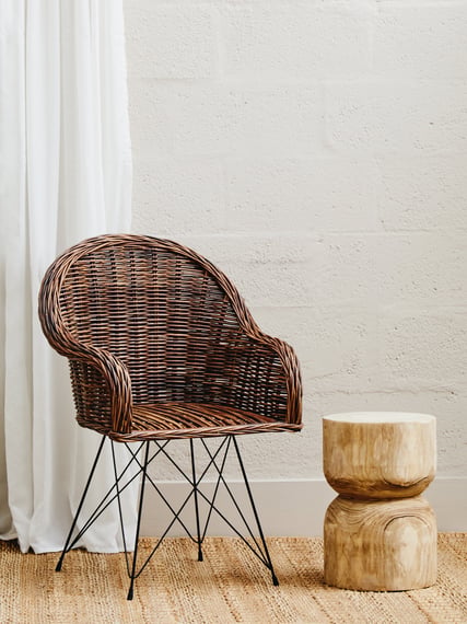 Manado Natural Croco Rattan Chair Lifestyle 05