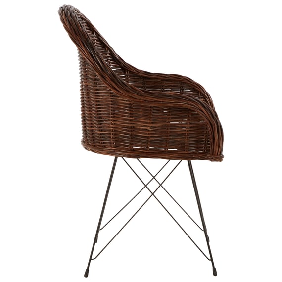 Manado Natural Croco Rattan Chair Style 02
