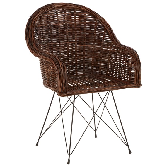 Manado Natural Croco Rattan Chair Style 03