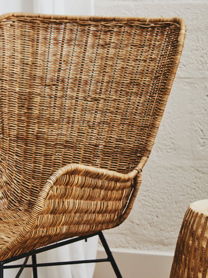 Manado Curved Design Natural Rattan Chair Lifestyle 05