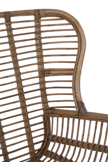 Manado Natural Rattan Lounge Chair Detail 03