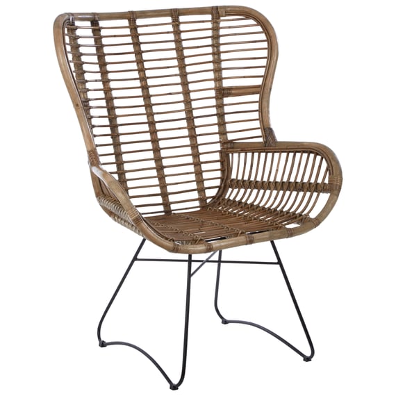 Manado Natural Rattan Lounge Chair Style 04