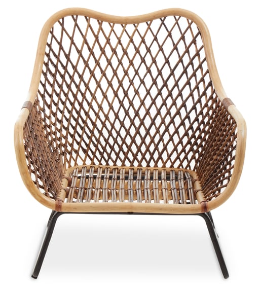 Manado Black Iron Frame Chair Garden Furniture