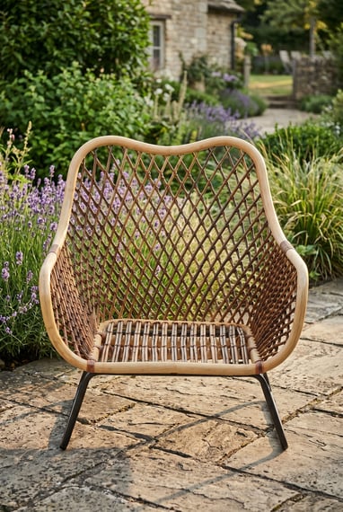 Manado Black Iron Frame Chair