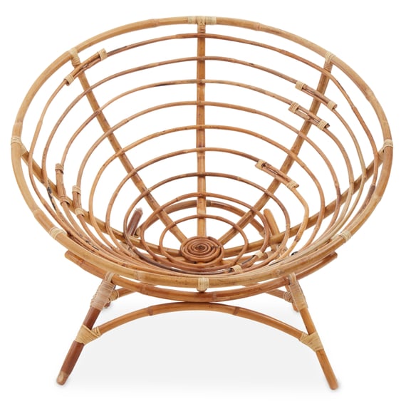 Manado Papasan Natural Rattan Chair Garden Furniture