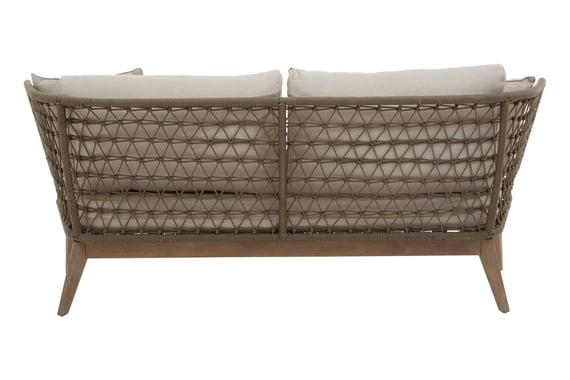 Opus Grey Woven Rope Three Seater Sofa With Cushio Style 01