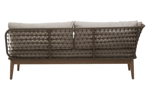 Opus Woven Rope Chaise Longue With Cushions Style 01