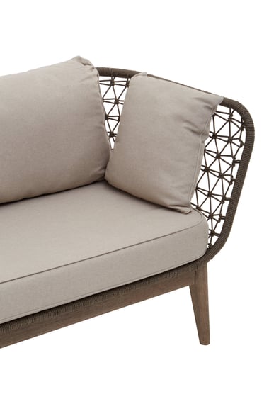 Opus Linen Fabric And Woven Rope 3 Seat Sofa Detail 04