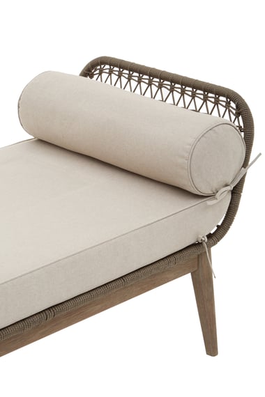 Opus Rope Woven Longue Bench With Cushions Detail 04