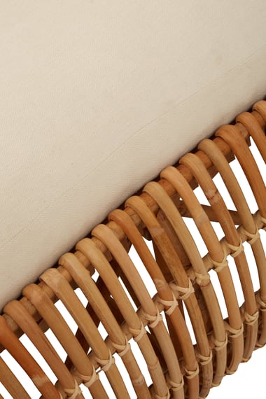 Manado Natural Rattan Bench Detail 01