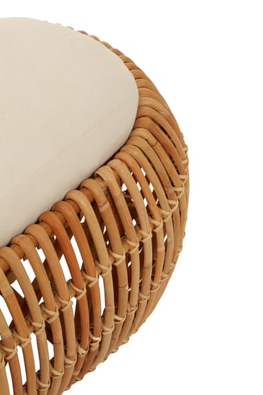 Manado Natural Rattan Bench Detail 02