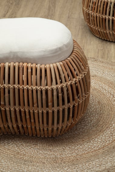 Manado Natural Rattan Bench Lifestyle 01