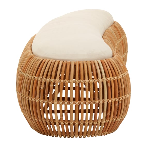 Manado Natural Rattan Bench Style 02