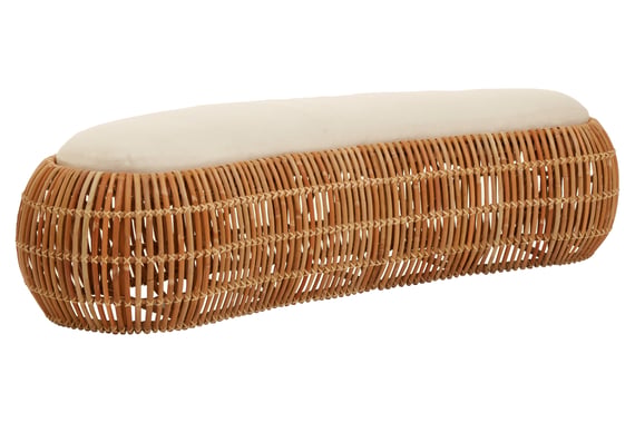 Manado Natural Rattan Bench Style 03