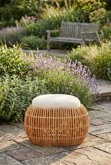 Manado Natural Rattan Bean Bench