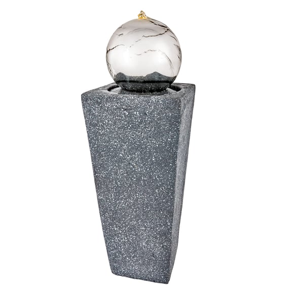 78cm 4 LED Low Voltage SS Tower Water Feature