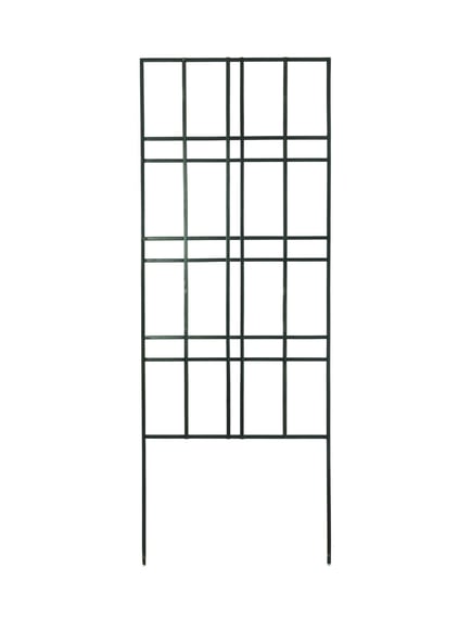 Charlbury Floor Trellis Grey Steel Garden Feature
