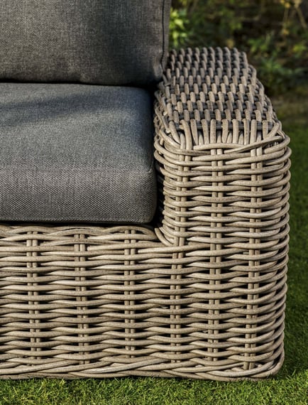 moorgate pe rattan aluminium corner sofa set garden furniture