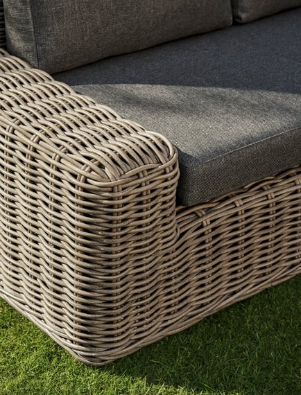 moorgate pe rattan corner sofa coffee table garden set