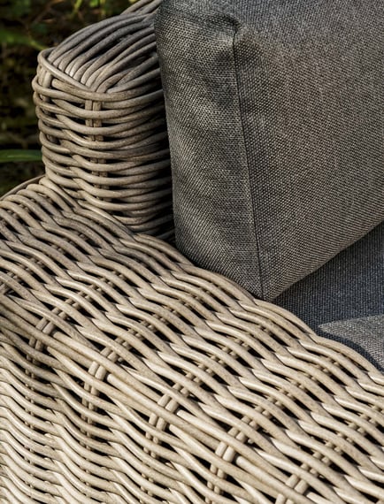 moorgate rattan corner sofa set dark natural garden lounge
