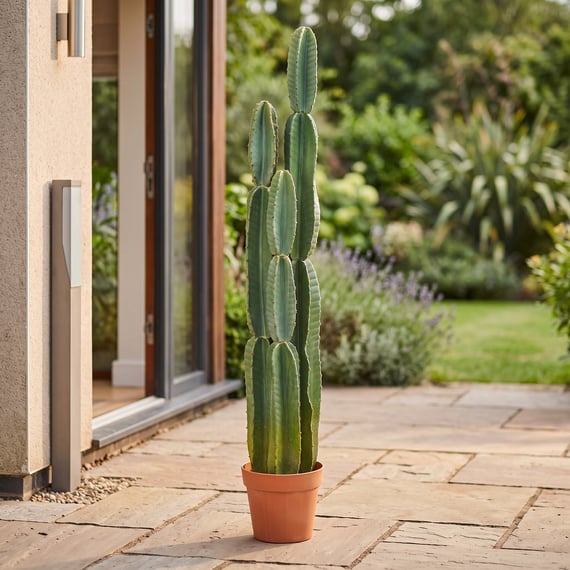 1.18m Artificial Potted Cereus Cactus