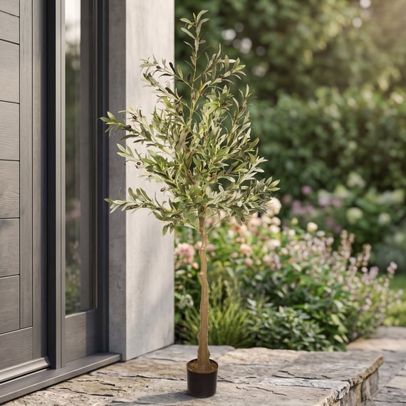 1.7m Artificial Olive Tree