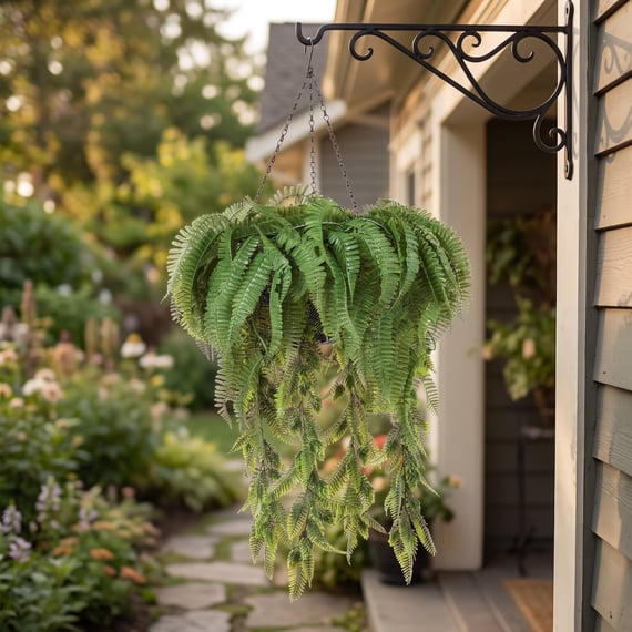 1m Artificial Hanging Plant Green Glory
