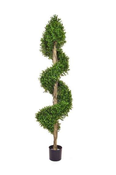 Artificial Topiary New Buxus Spiral 150cm UV Resistant