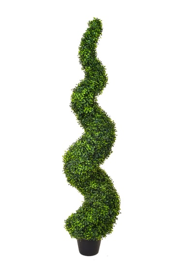 Artificial Topiary Boxwood Spiral 150cm UV Resistant