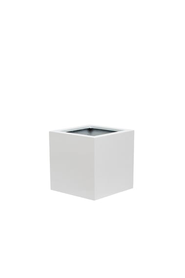 V-Pot MDF Dunmore Square White 30x30x30cm