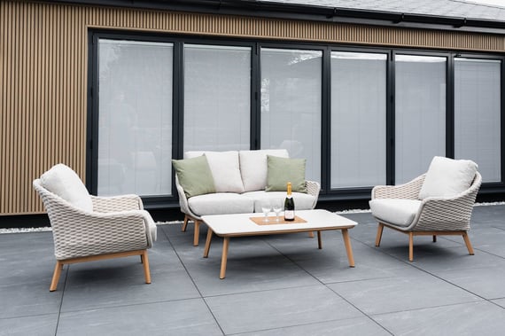Norfolk Collection Camberley Rope Sofa Set Lifestyle E