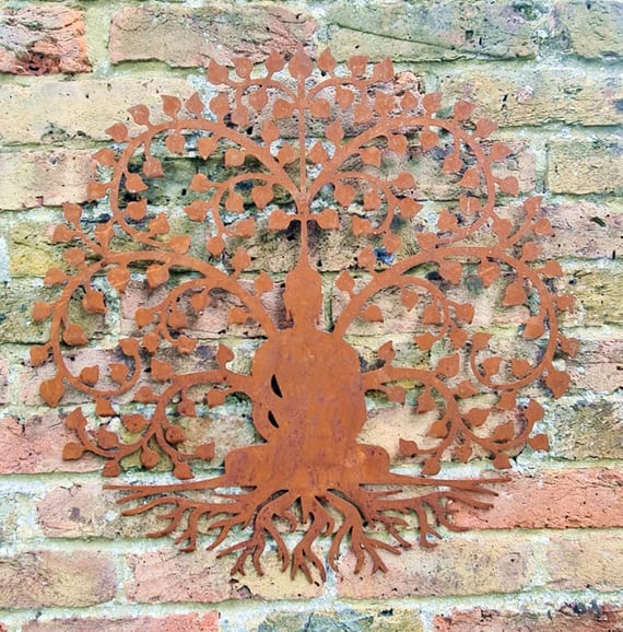 Tree of Life Buddha Decorative Wall Panel