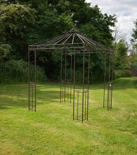 Vienne Square Metal Garden Gazebo