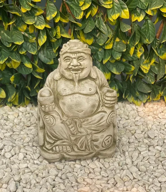 Earth Buddha Garden Ornament in Stone