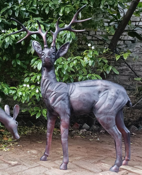 Stag Buck Garden Sculpture Ornament Extra Large