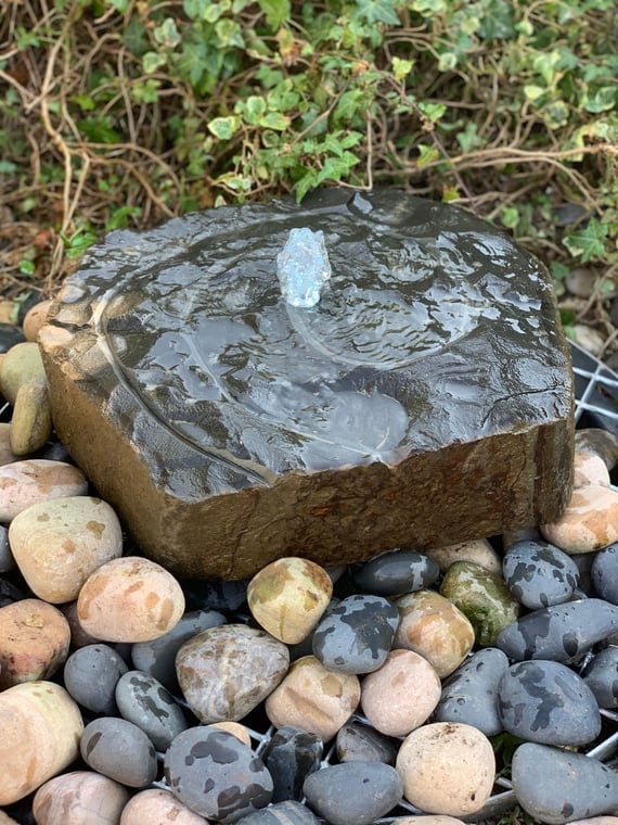 Rippled Basalt Water Feature