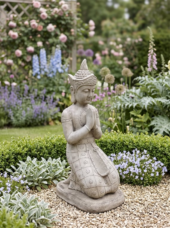 Kneeling Buddha Statue