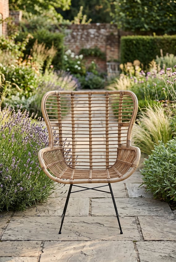 Manado Natural Rattan Lounge Chair