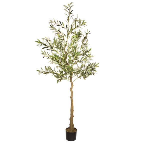 1.7m artificial olive tree for a low-maintenance Mediterranean garden