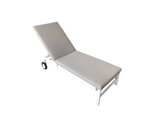 Handpicked Titchwell Sun Lounger in White