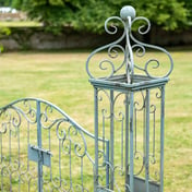 Vintage Antiqued Metal Garden Gates